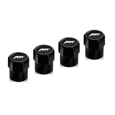Afbeelding van Loujyou Lot de 4 bouchons valve pneu voiture en alliage d&#039;aluminium étanche à la poussière pour ABT, E