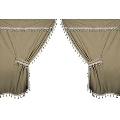 Afbeelding van Truck Gordijnen PREMIERE Beige 9pcs