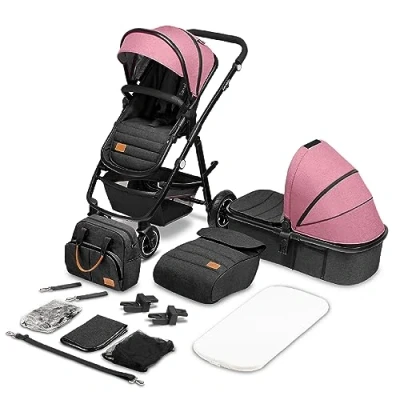 Afbeelding van Lionelo Amber 2in1 Kinderwagen Verstelbare handgreep wandelwagen tot 22 kg 0 48 maanden