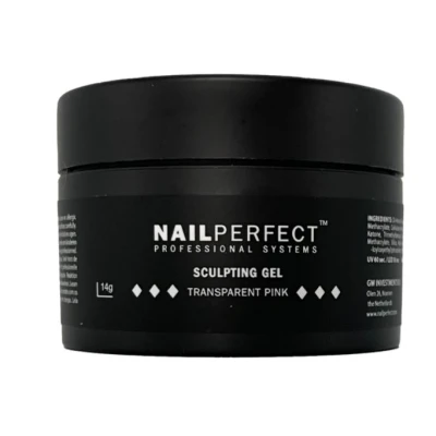 Afbeelding van NailPerfect LED/UV Sculpting Gel Transparent Pink 14gr Haibu by Kapperskorting.com