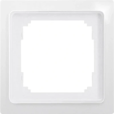 Afbeelding van Eltako 30055785 Frame 1 voudig Wit (glanzend)