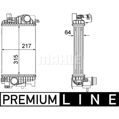 Afbeelding van Mahle Original Interkoeler CI 263 000P