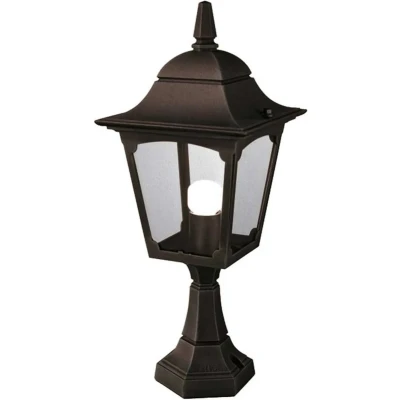 Afbeelding van Elstead Lighting Mini LED Tuin Pilaar Chapel 1X E27 Max 60W IP44 (Outdoor) Black