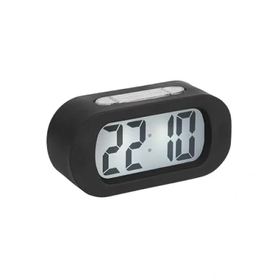 Afbeelding van Wekker Gummy rubber zwart