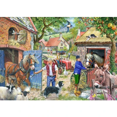 Afbeelding van House of Puzzles Appletree Lane 1000 Piece Jigsaw Puzzle