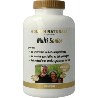 Afbeelding van Golden Naturals Multi Senior 180VCP