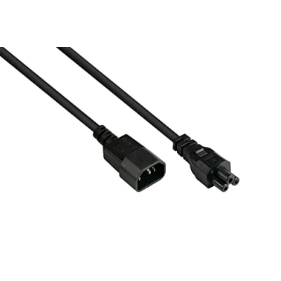 Afbeelding van Good Connections P1405 S030 Stroomkabel zwart 3 m C14 koppeling C5 (3 m),