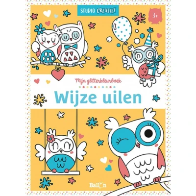 Afbeelding van Mijn Glitterkleurboek Wijze Uilen