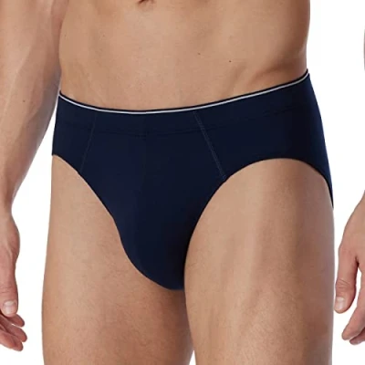 Afbeelding van Schiesser Slip, Heren, Maat: Medium, Dunkelblau