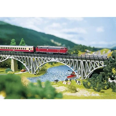 Afbeelding van Faller 282915 Z Stalen draagbrug 1 spoor Universeel (l x b h) 220 25 47 mm