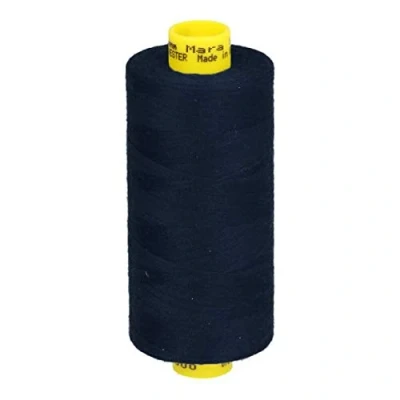 Afbeelding van Gütermann Mara 120 naaigaren, polyester, 1000 m, UV bestendig 339, donkerblauw
