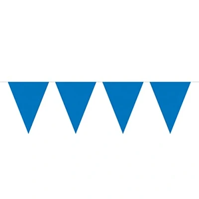 Afbeelding van Vlaggenlijn MINI blauw plastic 3 meter