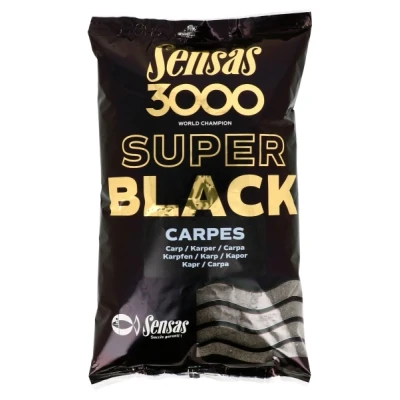 Afbeelding van Sensas 3000 Lokvoer Super Black &#039;Carpe&#039; (1kg)