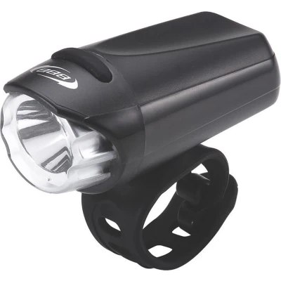 Afbeelding van BBB LED koplamp Ecobeam (zwart) Fietsverlichting Batterij Zwart