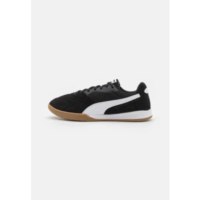 Afbeelding van PUMA King Top It Voetbalschoenen, uniseks, BLACK WHITE GOLD, 44.5 EU