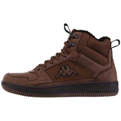 Afbeelding van Kappa heren sneaker schoenen hoog gevoerd stijlcode 243046FUR 5011 bruin
