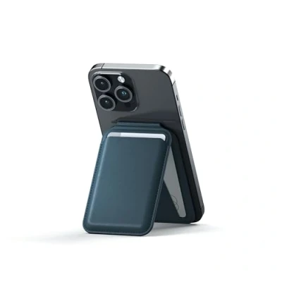 Afbeelding van Satechi Magnetic Wallet Stand Blue