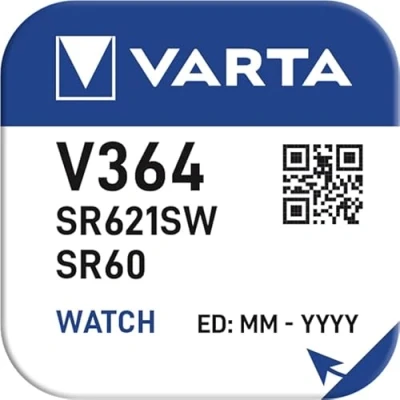 Afbeelding van VARTA Knoopcellen, 5 stuks, V364