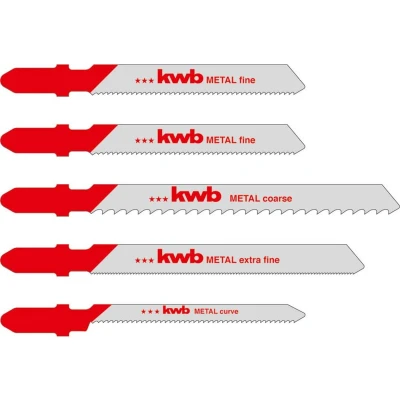 Afbeelding van kwb 617290 Decoupeerzaagblad set voor metaal 5 stuk(s)