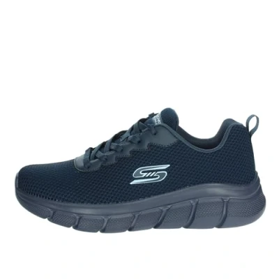 Afbeelding van Skechers Bobs B Flex Chill Edge 118106 NVY, Mannen, Marineblauw, Sneakers, maat: 42