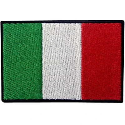 Afbeelding van Italiaanse vlag geborduurd nationaal embleem om te strijken of op naaien patch