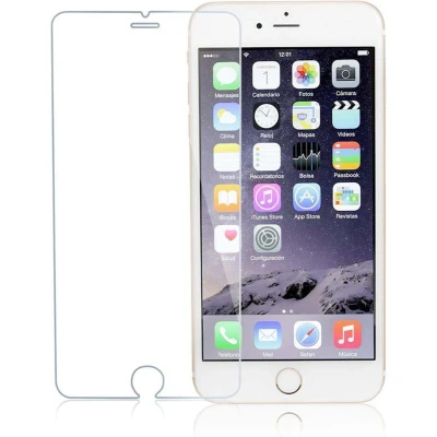 Afbeelding van Cadorabo Pantser film geschikt voor Apple iPhone 6 / 6S in KRISTALHELDER Geharde (Tempered) display beschermglas 9H hardheid met 3D Touch (RETAIL PACKAGING)