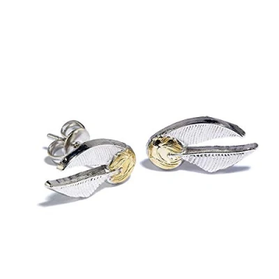 Afbeelding van Harry Potter Gouden Snaai Stud Oorbellen Zilver en Goud