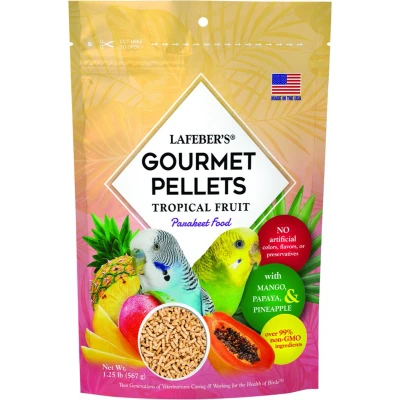 Afbeelding van Lafeber Tropical Fruit Gourmet Pellets Parakeet Vogelvoer 567 g