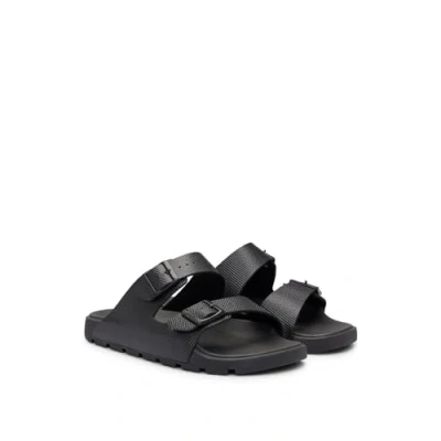 Afbeelding van BOSS Surfley_dmpr_n Outdoorsandalen, Heren, Maat: 40, Black Kunststof