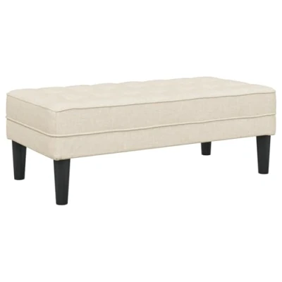 Afbeelding van vidaXL Bank Linnen 113x57x39 cm
