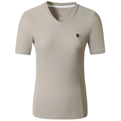 Afbeelding van Covalliero T Shirt SS25 Beige