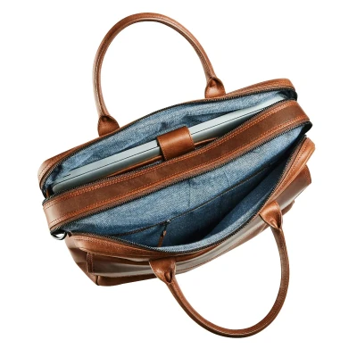 Afbeelding van Maverick Leren Laptoptas 2 vaks