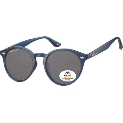 Afbeelding van Zonnebril Montana blauw met smoke polarized glas