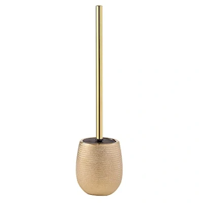 Afbeelding van Gedy Goud, G Astrid Toiletborstel om op te zetten, afmetingen 47 x 11,5 cm, gewicht 0,648 kg, keramische badborstel, 2 garantiejaren, R&amp;D design, uniek