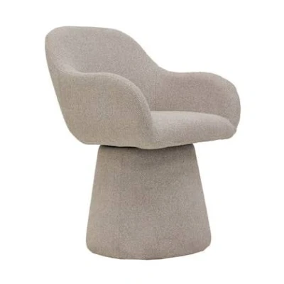 Afbeelding van Giga Meubel Eetkamerstoel Beige Draaibaar Stof Minthe