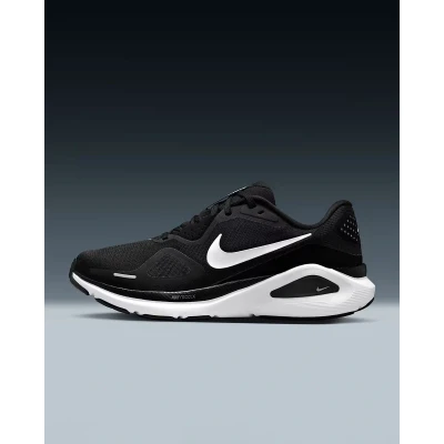 Afbeelding van NIKE structure 26 women&#039;s road running Hardloopschoenen dames anti pronatie Zwart