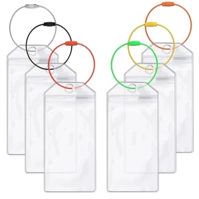 Afbeelding van Alyvisun 6 stuks bagagelabels voor cruise, kofferlabels bagage van cruiseschepen, pvc koffer, reisvliegtuig koffer