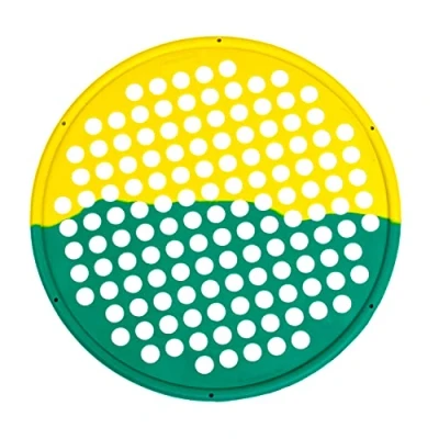 Afbeelding van CanDo Power Web 10 0857 handtrainer, maat M, 35,6 cm, neongeel/groen
