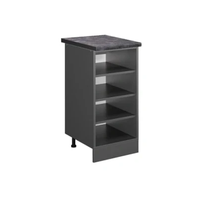 Afbeelding van Vicco Keukenrek R Line, Antraciet/Antraciet, 40 cm , WB Antraciet
