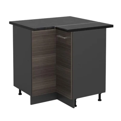 Afbeelding van Vicco Hoekkast R Line, Edel grijs/Antraciet, 75.6 cm , WB Antraciet