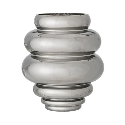 Afbeelding van Bloomingville Zorya Vaas 24 Cm Zilver