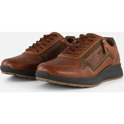 Afbeelding van Australian Hatchback Sneakers cognac Leer Maat 49