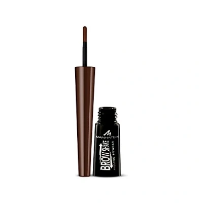 Afbeelding van Manhattan Brow Shake Filling Powder, 2 in 1 wenkbrauwpoeder en eyeliner voor gedefinieerde wenkbrauwen of smoky eyes effect, kleur donkerbruin 003, x 2,5 g