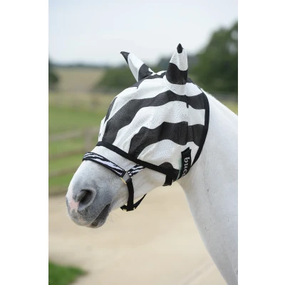 Image de Bucas Buzz Off Fly Mask Zebra XXS