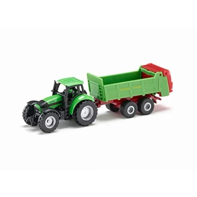 Afbeelding van Siku 1673 Deutz met Mestverspreider 1:87