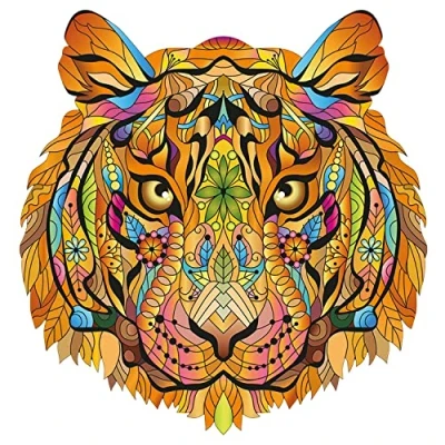 Image de Puzzle Gigamic Rainbow Wooden Tigre 139 pièces