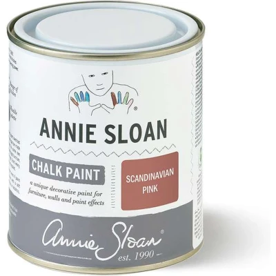 Afbeelding van Annie Sloan warmroze krijtverf Scandinavian Pink 500ml / Roze