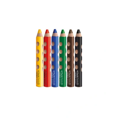 Afbeelding van Lyra Extra dikke potloden groove triple one 6 stuks