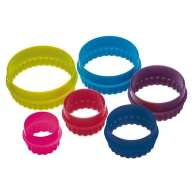 Afbeelding van Colourworks Uitsteekvormpjes Rond Brights 6 Delig