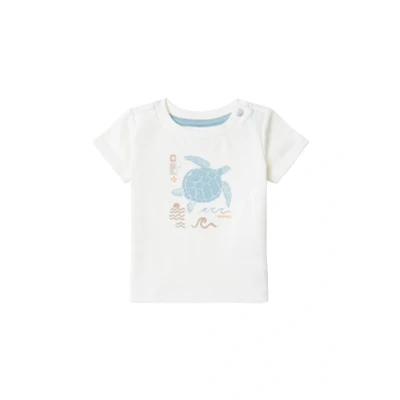 Afbeelding van Noppies BUNA Tshirt print voor kinderen, Maat: 74, Whisper white